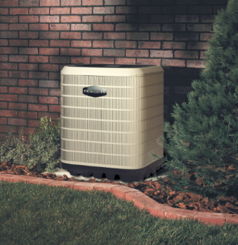 Brand new Frigidaire air conditioning unit replaced by Warnky Heating & Cooling